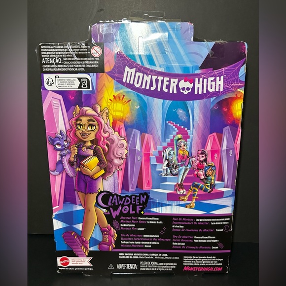Monster High Clawdeen Wolf Doll - Picture 2 of 3